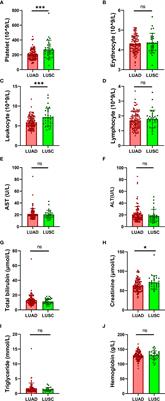 What’s the difference between lung adenocarcinoma and lung squamous cell carcinoma? Evidence from a retrospective analysis in a cohort of Chinese patients